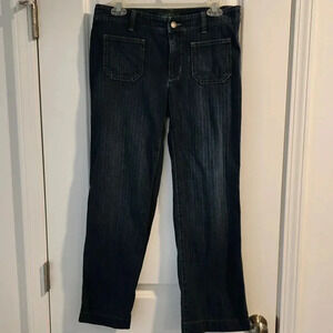 Ralph Lauren LRL Classic Dark Wash Straight Leg Jeans Size 6 Casual Denim Pants